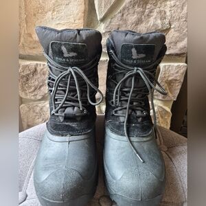 Field & Stream Black Insulated/Waterproof Pac Boots